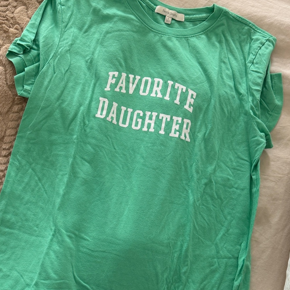 Favorite Daughter Mint Green Kids Tee